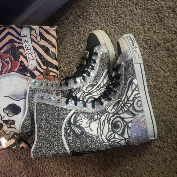 COPY - Ed Hardy Shin High Shoes - Picture 2 of 4